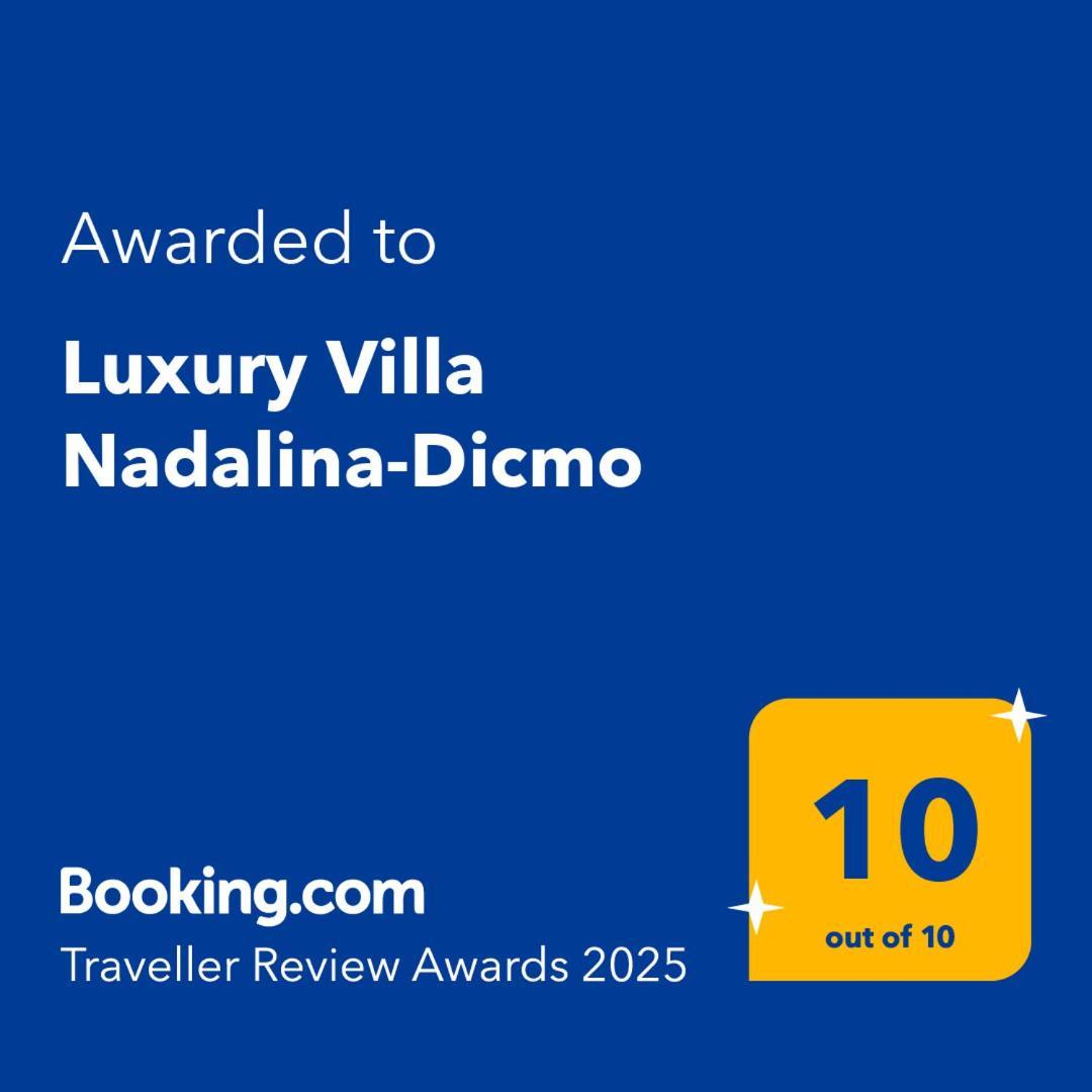 Luxury Villa Nadalina-Dicmo Дугополье Экстерьер фото